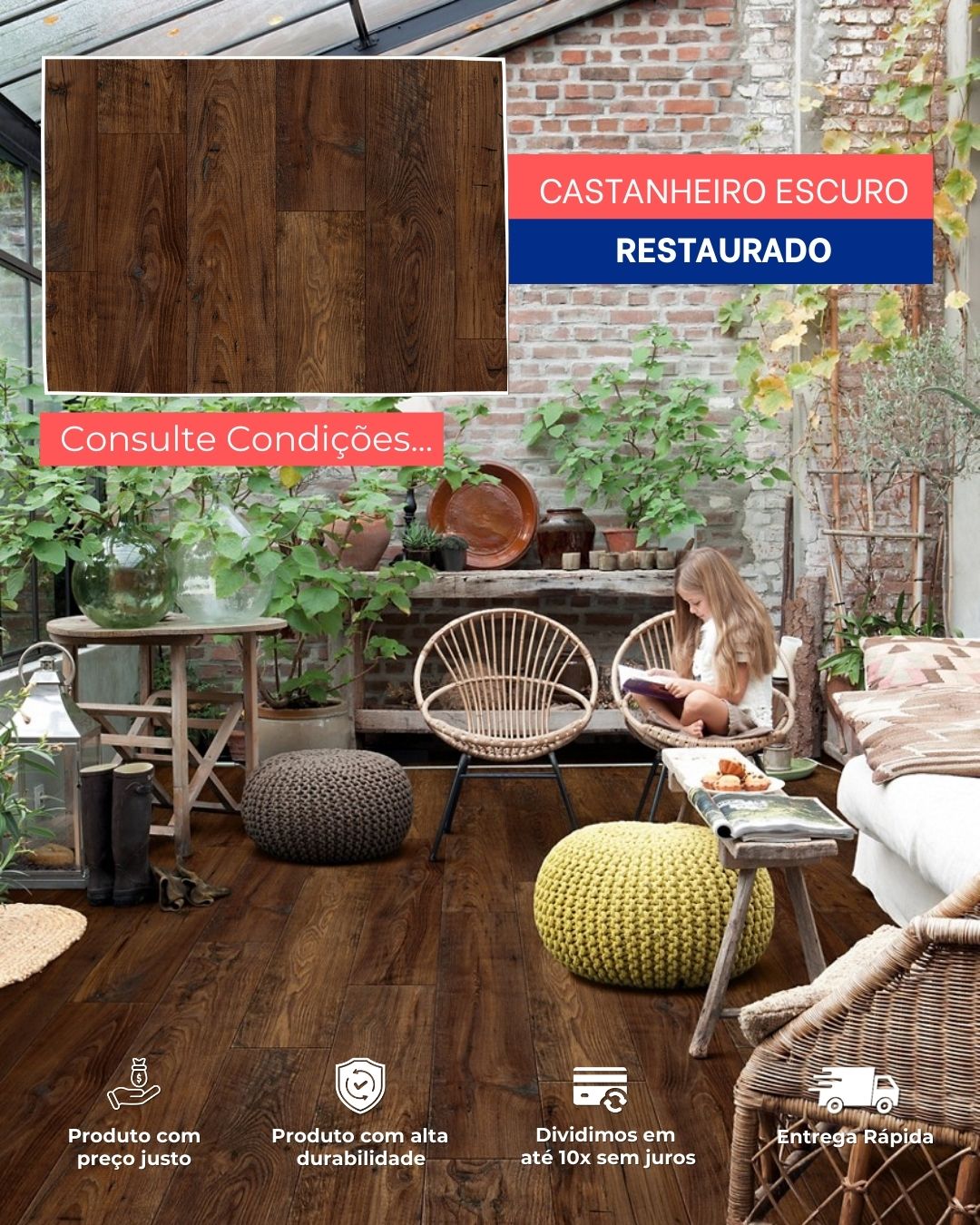 piso laminado quick steep