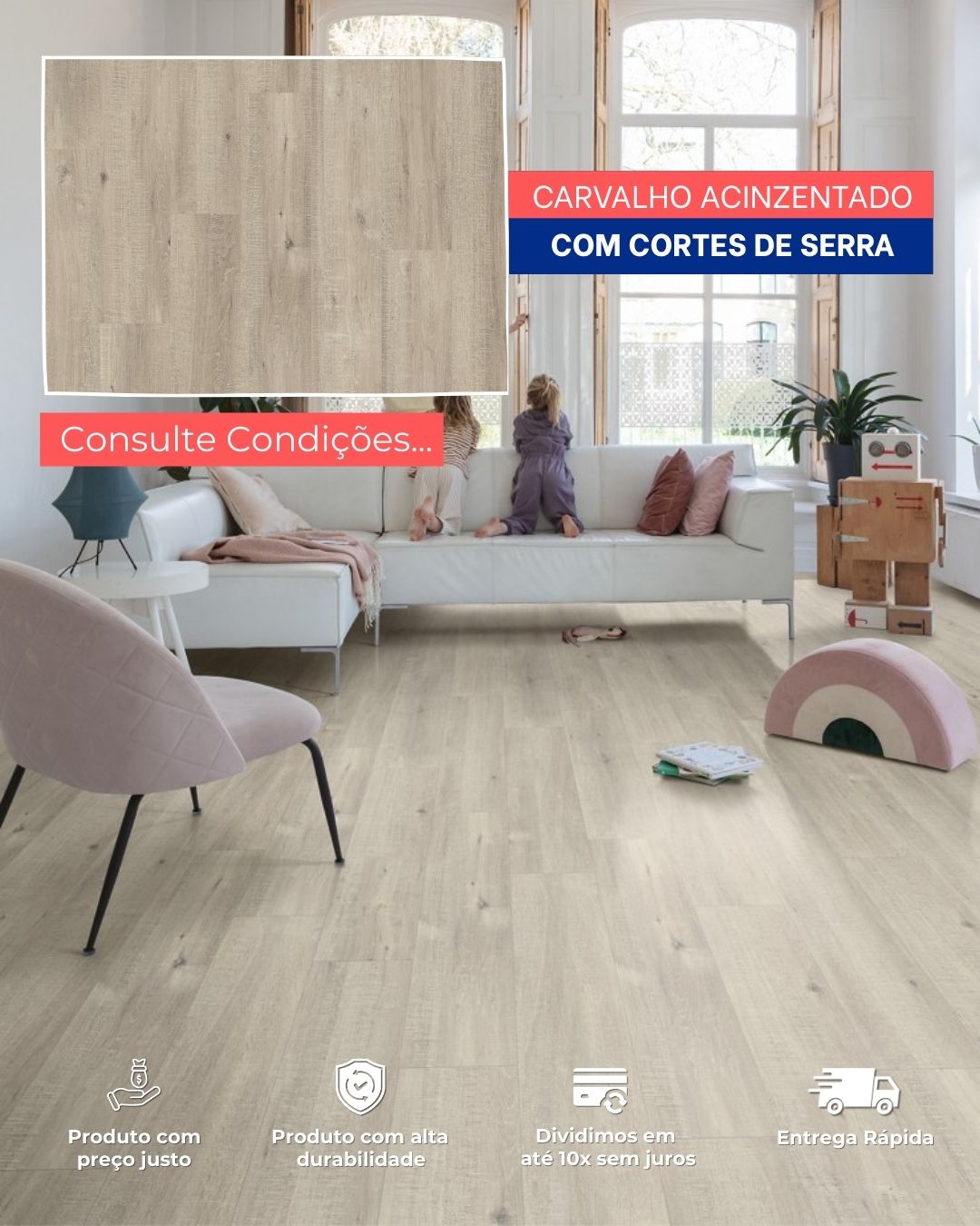 piso laminado quick steep